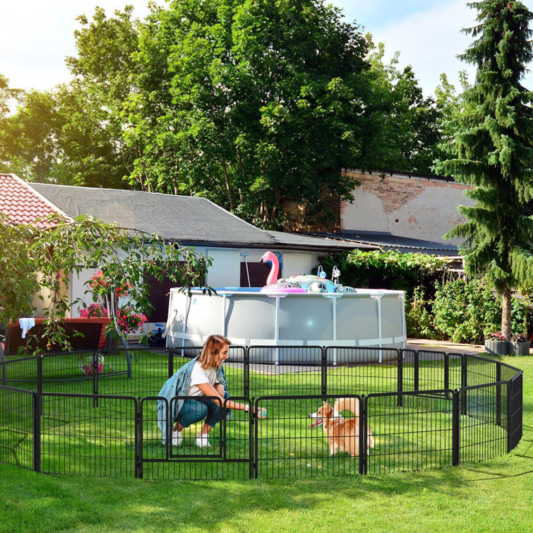 Trampoline dog outlet pen